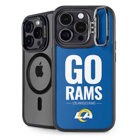 NFL Los Angeles Rams Team Motto iPhone 13 Pro Max Kickstand Case