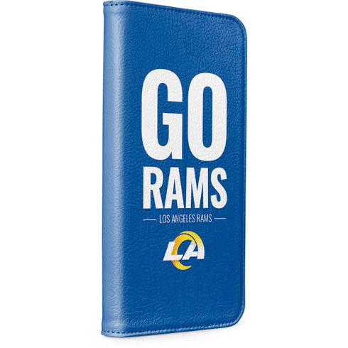 NFL Los Angeles Rams Team Motto iPhone 15 Folio Case