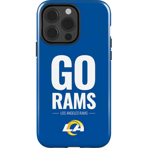 NFL Los Angeles Rams Team Motto iPhone 15 Pro Impact Case