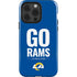 NFL Los Angeles Rams Team Motto iPhone 15 Pro Impact Case