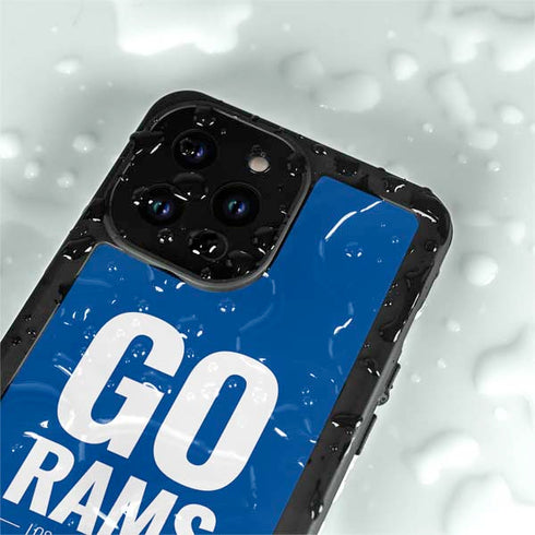 NFL Los Angeles Rams Team Motto iPhone 15 Pro Waterproof Case