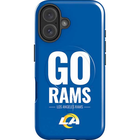 NFL Los Angeles Rams Team Motto iPhone 16 Magsafe Impact Case