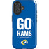 NFL Los Angeles Rams Team Motto iPhone 16 Magsafe Impact Case