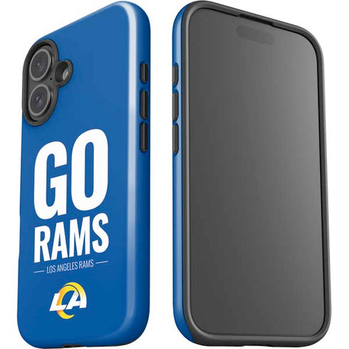 NFL Los Angeles Rams Team Motto iPhone 16 Plus Impact Case