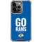 NFL Los Angeles Rams Team Motto iPhone 16 Pro Clear Case