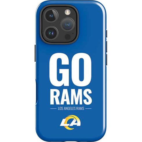 NFL Los Angeles Rams Team Motto iPhone 16 Pro Impact Case
