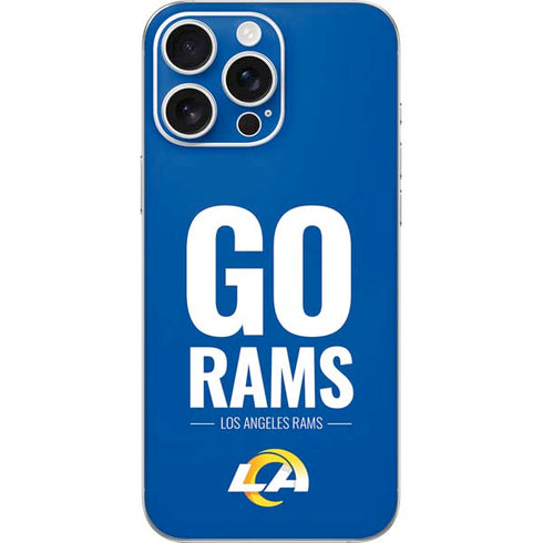 NFL Los Angeles Rams Team Motto iPhone 16 Pro Max Skin