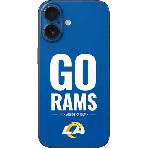 NFL Los Angeles Rams Team Motto iPhone 16 Skin