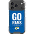 NFL Los Angeles Rams Team Motto iPhone 18 Pro Clear Case