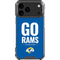 NFL Los Angeles Rams Team Motto iPhone 18 Pro Max Clear Case