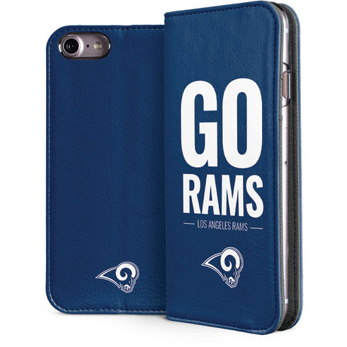 NFL Los Angeles Rams Team Motto iPhone 8 Folio Case