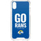 NFL Los Angeles Rams Team Motto iPhone XS Clear Case