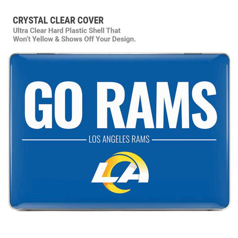 NFL Los Angeles Rams Team Motto MacBook Pro 14in (2021-24) Case plus Skin