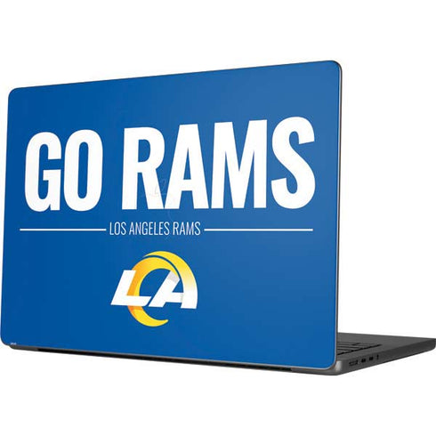 NFL Los Angeles Rams Team Motto Apple MacBook Pro 14-inch Skin
