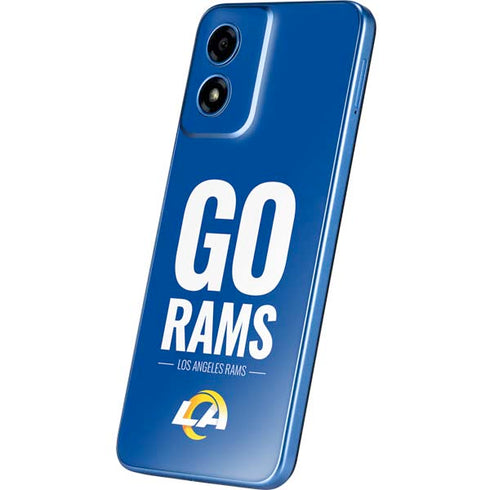 NFL Los Angeles Rams Team Motto Moto G Play 4G (2024) Skin