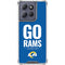 NFL Los Angeles Rams Team Motto Moto G Power 5G (2025) Clear Case