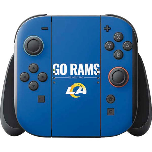 NFL Los Angeles Rams Team Motto Nintendo Switch 2 (2025) with Joy-Con Skin