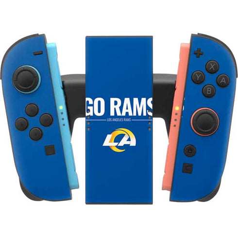NFL Los Angeles Rams Team Motto Nintendo Switch 2 (2025) Joy-Con Controller Skin