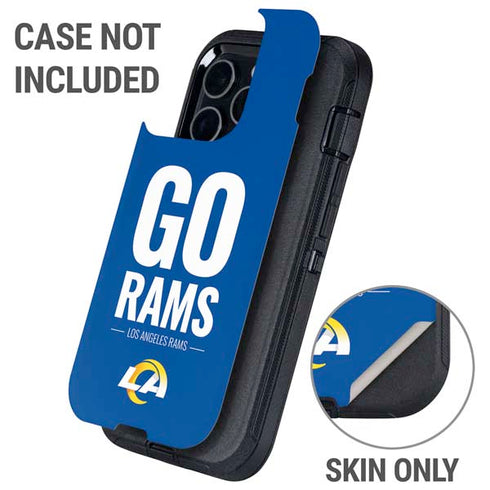 NFL Los Angeles Rams Team Motto Otterbox Defender iPhone Skin