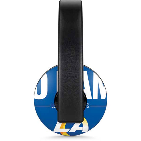 NFL Los Angeles Rams Team Motto PlayStation 4 Gold Wireless Headset Skin