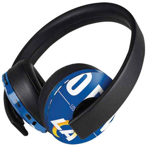 NFL Los Angeles Rams Team Motto PlayStation 4 Gold Wireless Headset Skin
