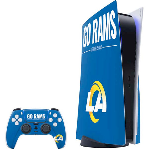 NFL Los Angeles Rams Team Motto PlayStation PS5 Skins