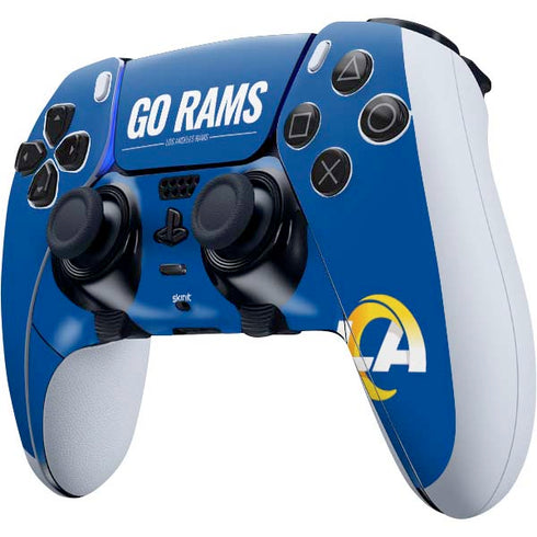 NFL Los Angeles Rams Team Motto PS5 DualSense Edge Pro Controller Skin