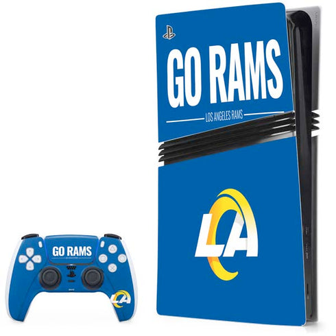 NFL Los Angeles Rams Team Motto PlayStation PS5 Skins
