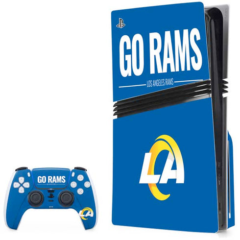 NFL Los Angeles Rams Team Motto PlayStation PS5 Skins