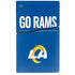 NFL Los Angeles Rams Team Motto PS5 Slim Digital Edition Console Skin