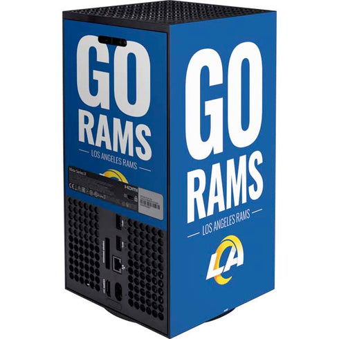 NFL Los Angeles Rams Team Motto XBox Series X Digital Edition Bundle Skin