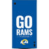 NFL Los Angeles Rams Team Motto XBox Series X Digital Edition Console Skin