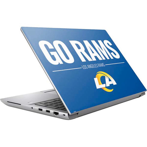 NFL Los Angeles Rams Team Motto HP ZBook Fury 16 G10 Skin