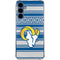 NFL Los Angeles Rams Trailblazer Galaxy A35 5G Clear Case