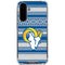 NFL Los Angeles Rams Trailblazer Galaxy A36 5G Clear Case