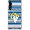 NFL Los Angeles Rams Trailblazer Galaxy S24 FE Clear Case