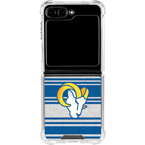 NFL Los Angeles Rams Trailblazer Galaxy Z Flip6 Clear Case