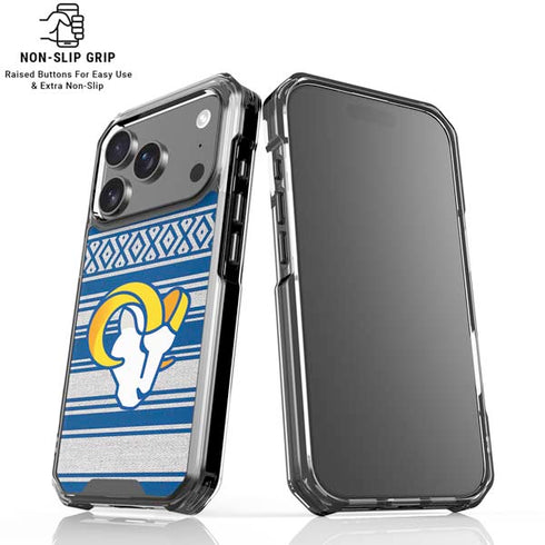 NFL Los Angeles Rams Trailblazer iPhone 18 Pro Clear Case