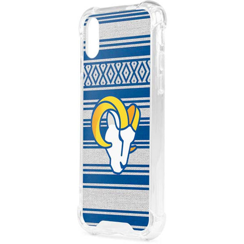 NFL Los Angeles Rams Trailblazer iPhone XS Clear Case