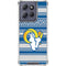 NFL Los Angeles Rams Trailblazer Moto G 5G (2025) Clear Case