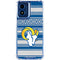 NFL Los Angeles Rams Trailblazer Moto G 5G (2024) Clear Case