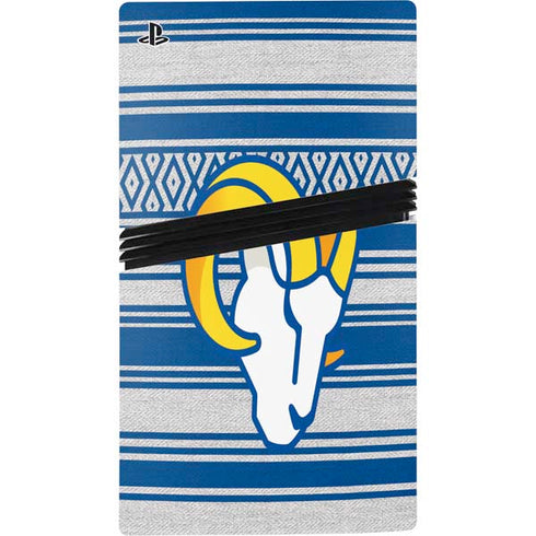 NFL Los Angeles Rams Trailblazer PS5 Pro Console Skin