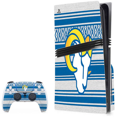 NFL Los Angeles Rams Trailblazer PS5 Pro Disk Bundle Skin