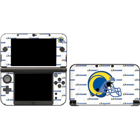 NFL Los Angeles Rams White Logo Blast Nintendo Skins