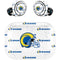 NFL Los Angeles Rams White Logo Blast Amazon Echo Buds Skin