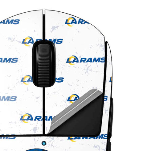 NFL Los Angeles Rams White Logo Blast G Pro Wireless Gaming Mouse Skin