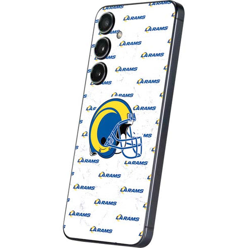 NFL Los Angeles Rams White Logo Blast Galaxy A16 5G Skin