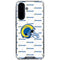 NFL Los Angeles Rams White Logo Blast Galaxy A36 5G Clear Case