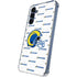 NFL Los Angeles Rams White Logo Blast Galaxy A55 5G Clear Case