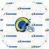 NFL Los Angeles Rams White Logo Blast Galaxy Buds Live Skin